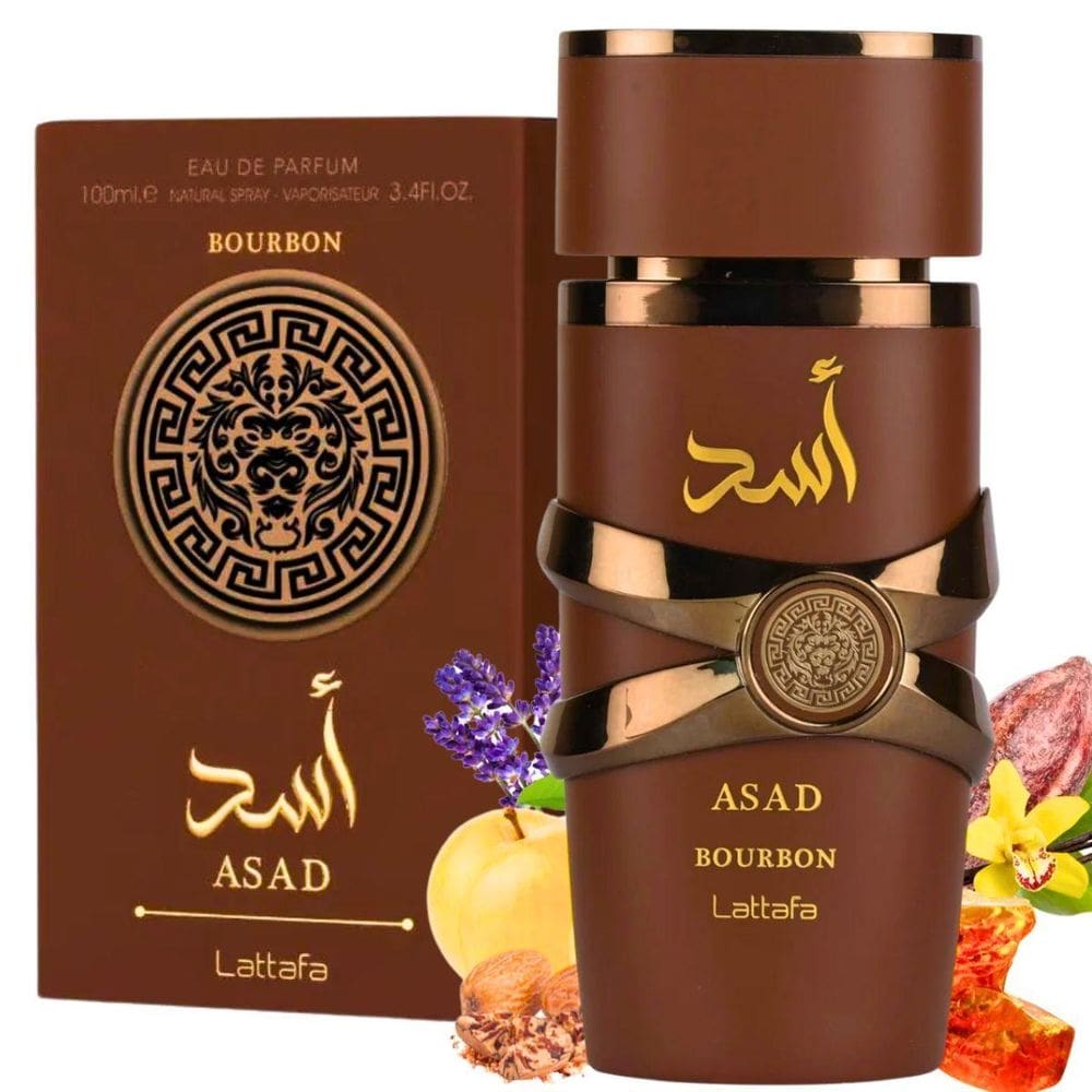 Perfume Árabe Lattafa Asad Bourbon Unissex 100Ml