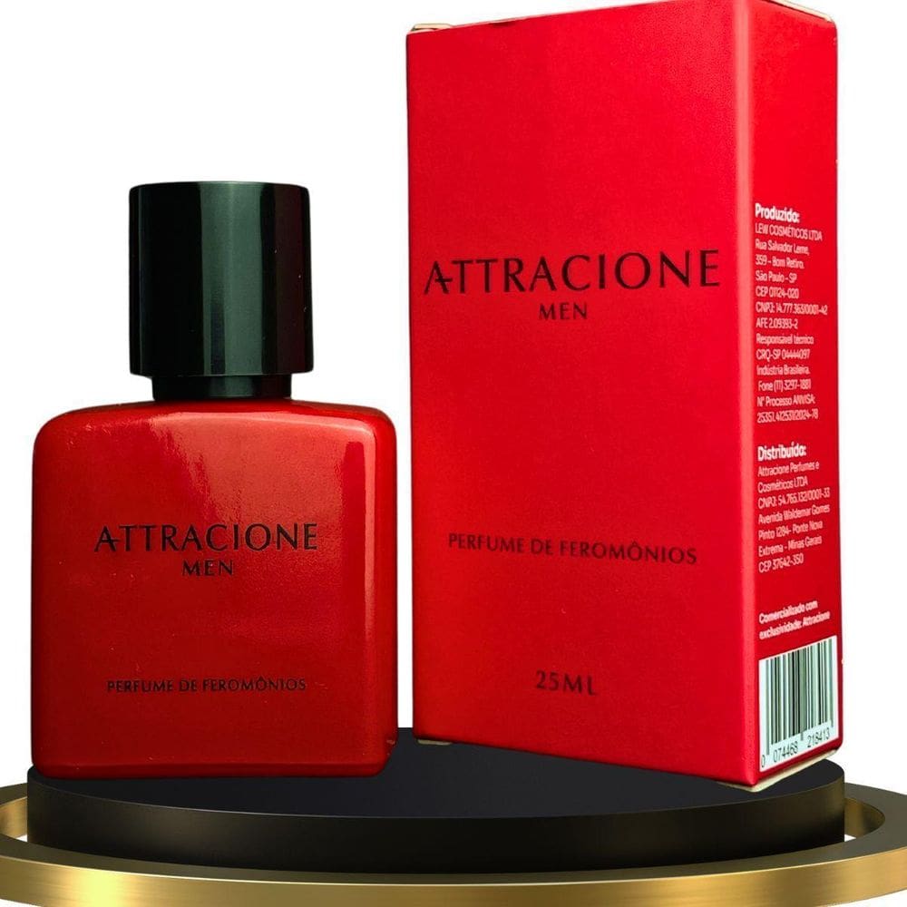 Perfume Attracione Men De Feromônios Masculino 25Ml