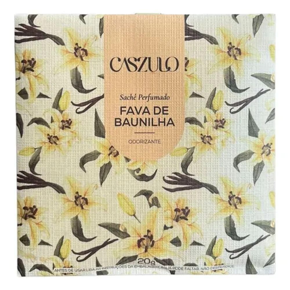 Sachê Perfumado Fava De Baunilha 20G Caszulo
