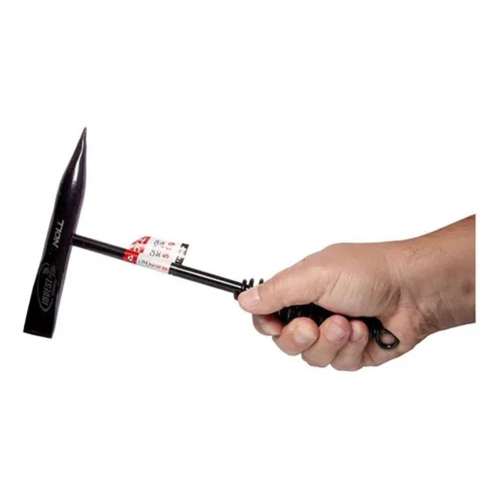 2X Martelo Picador Picadeira Solda Com Mola 500Gr Noll