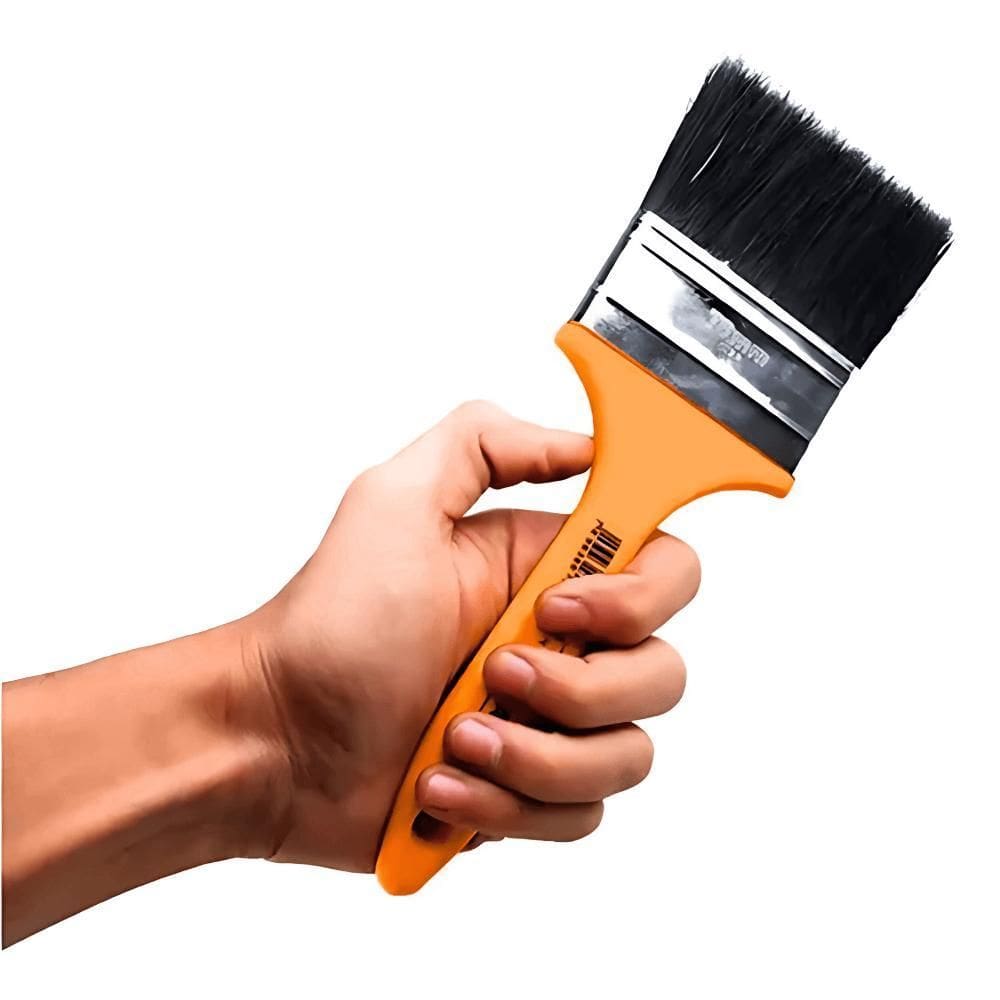 Pincel Multiuso Trincha 3 21 X 8 Cm Cabo Laranja Barcelona