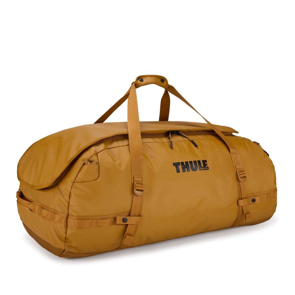Mochila Thule Chasm 130L impermeável marrom dourado