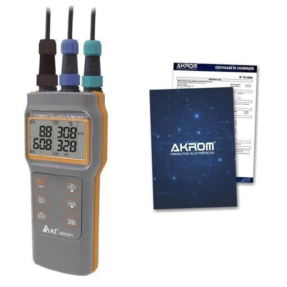 Medidor Multiparâmetro Água + Certif Calibração - Kr86031