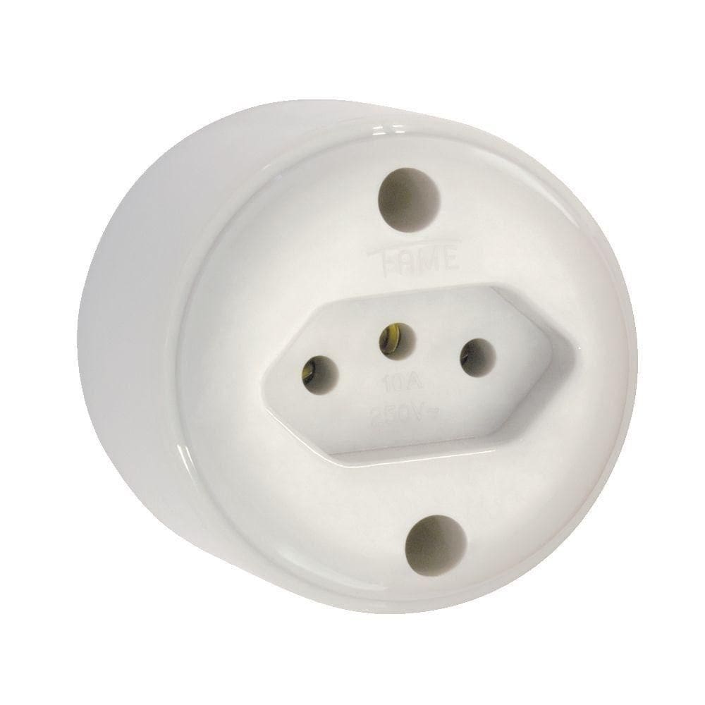 Tomada Fame 2p + T 10a - 1423 Sistema Externo