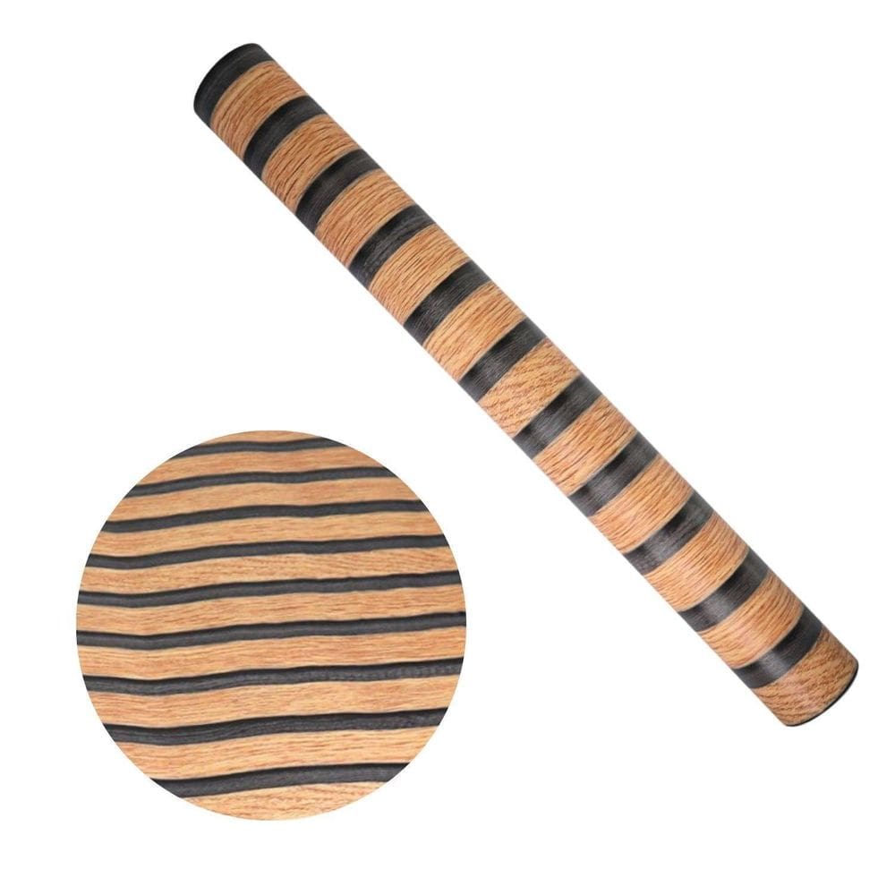 Kit 10 Rolo Com 10 Metros De Papel Adesivo Madeira Listrada