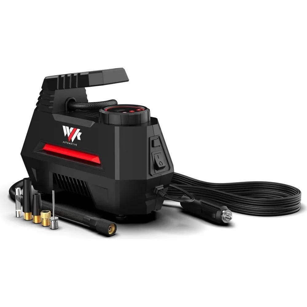 2X Mini Compressor Automotivo Com Calibrador Digital 150 Psi