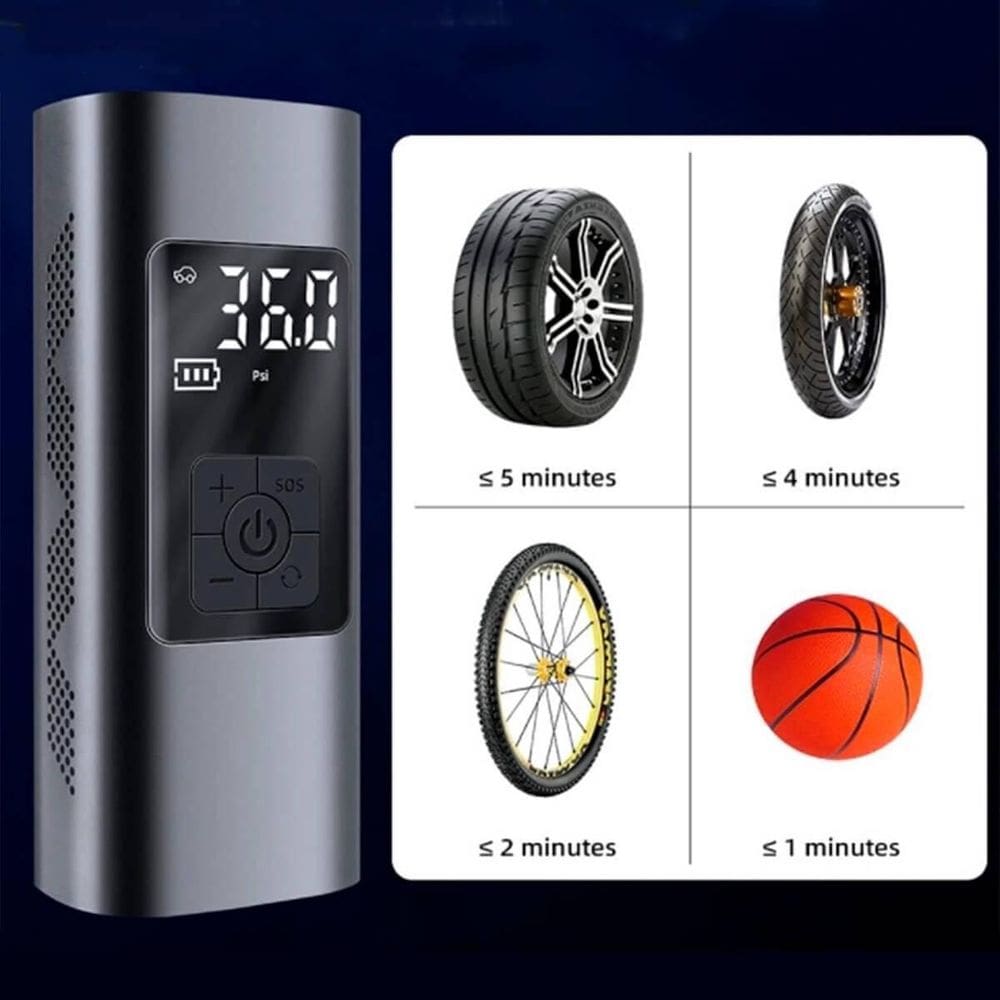 Super Bomba Calibrador Compressor Ar Digital Carro Bike Moto