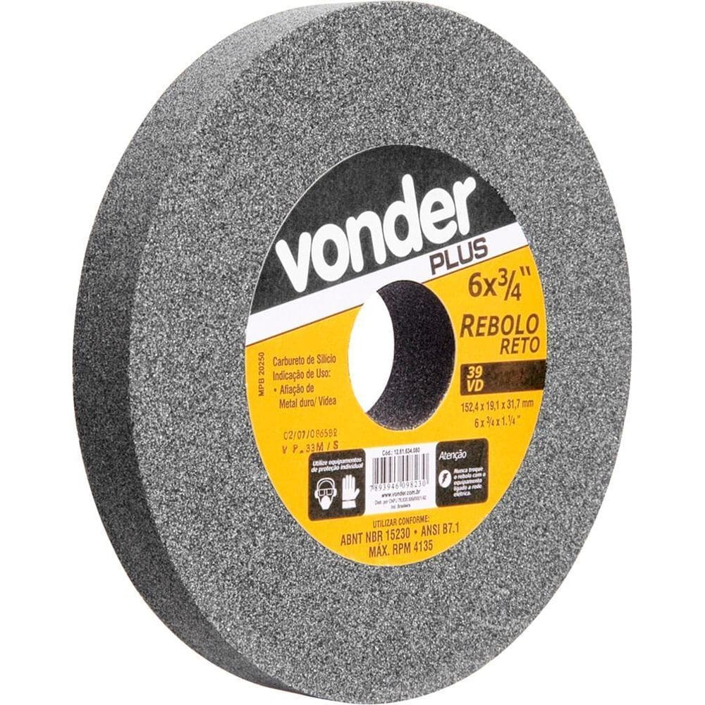 Rebolo Reto 152,4X19,0X31,8 G120 Verde Para Vídea 39Cvd - Vo