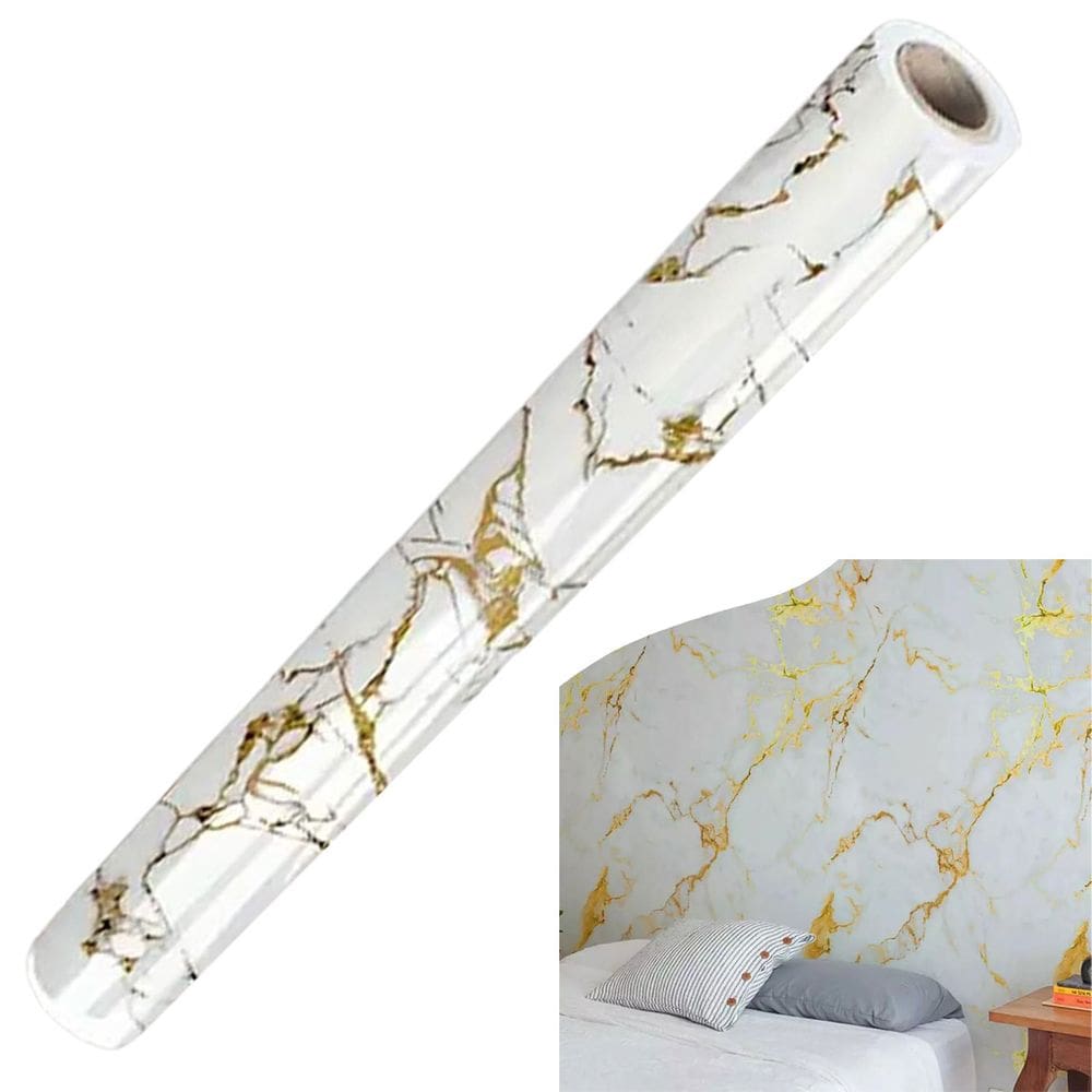 Papel de Parede Adesivo Autocolante Marmore Reforma Reparo Obra Construçao Banheiro Cozinha Moveis Bancada Envelopamento