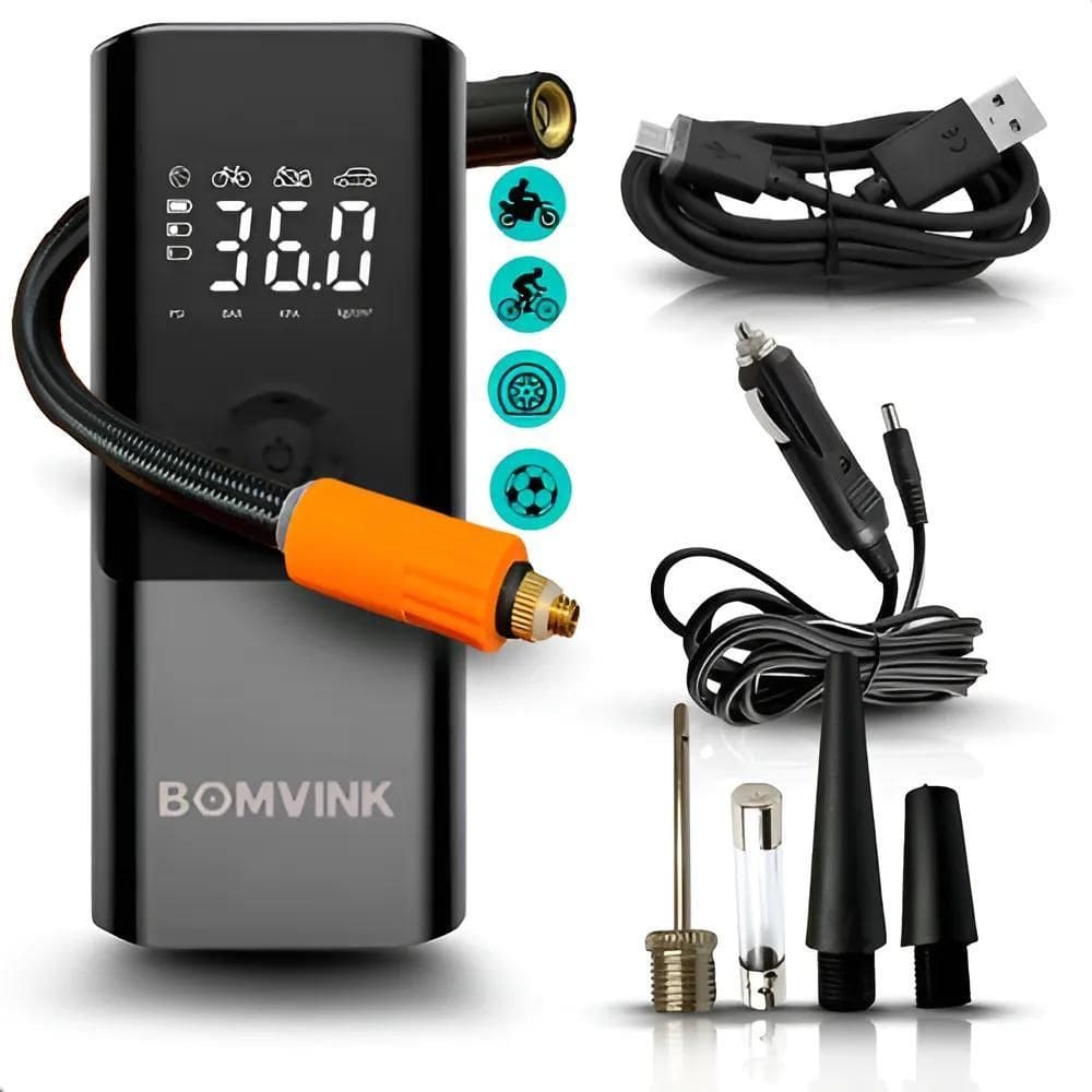 2X Mini Compressor De Ar Potente Portátil 150 Psi Carros