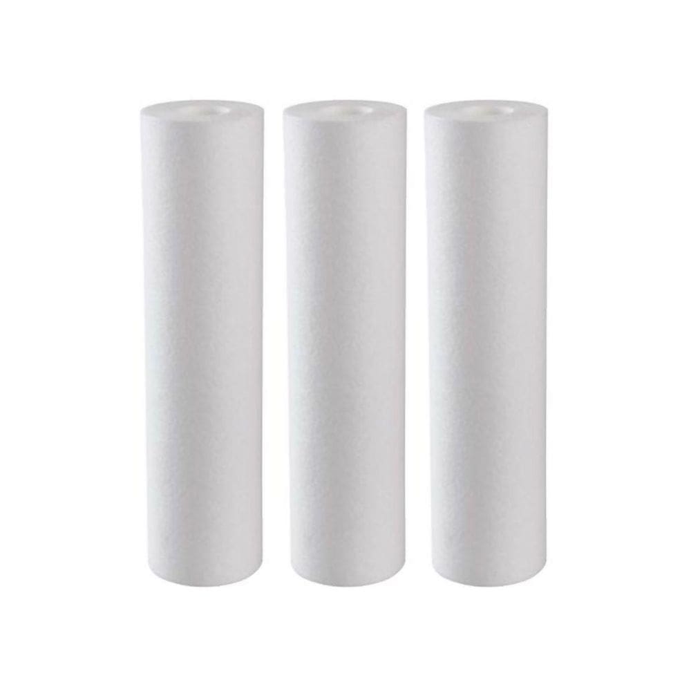 Kit 3 Filtro Refil Cartucho Polipropileno Liso 10 5 Micras B