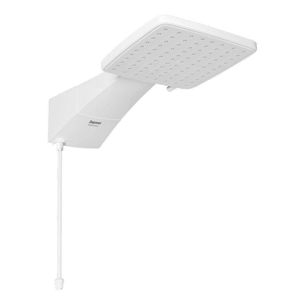 Chuveiro Zagonel Quadratta Eletrônico Branco 127V - 5500W