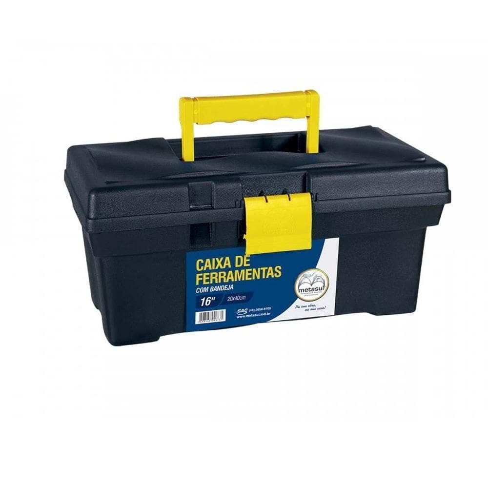 Caixa De Ferramentas Metasul - 16``