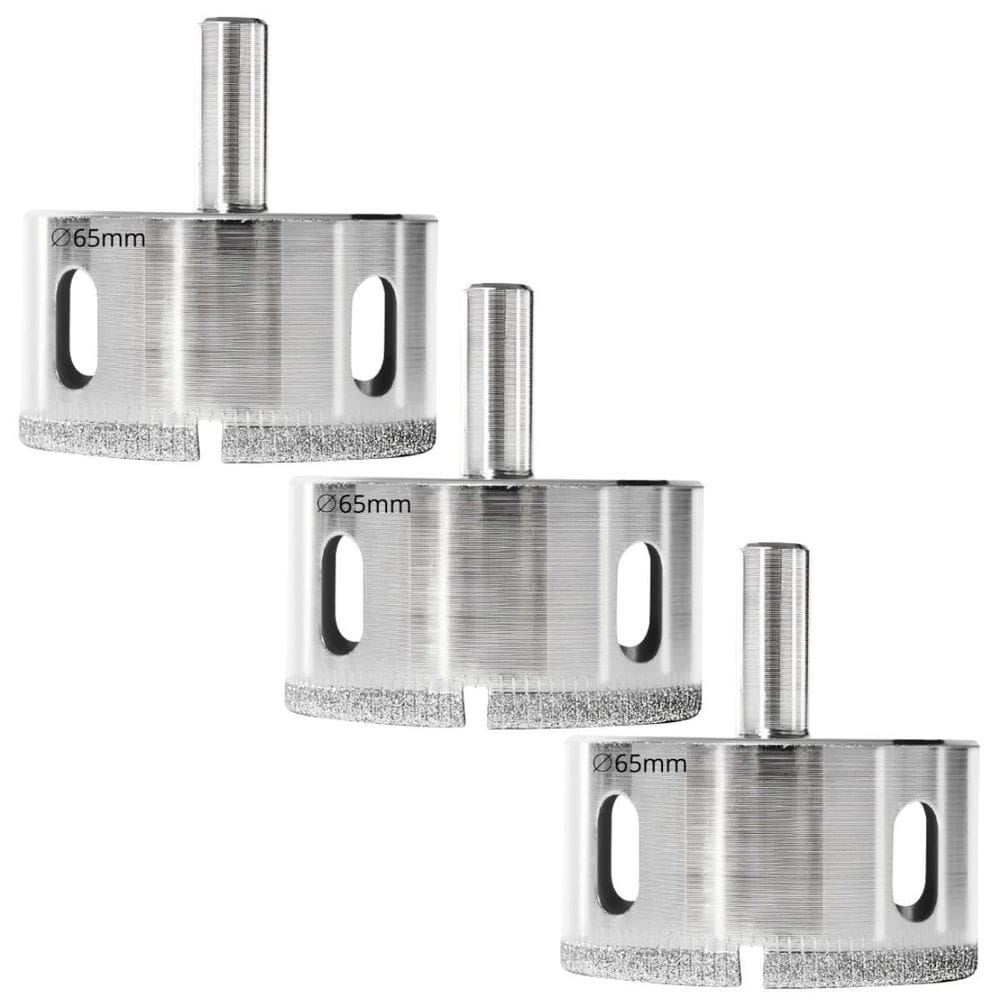 Serra Copo Diamantada 65Mm Porcelanato Vidro Mármore 03 Un