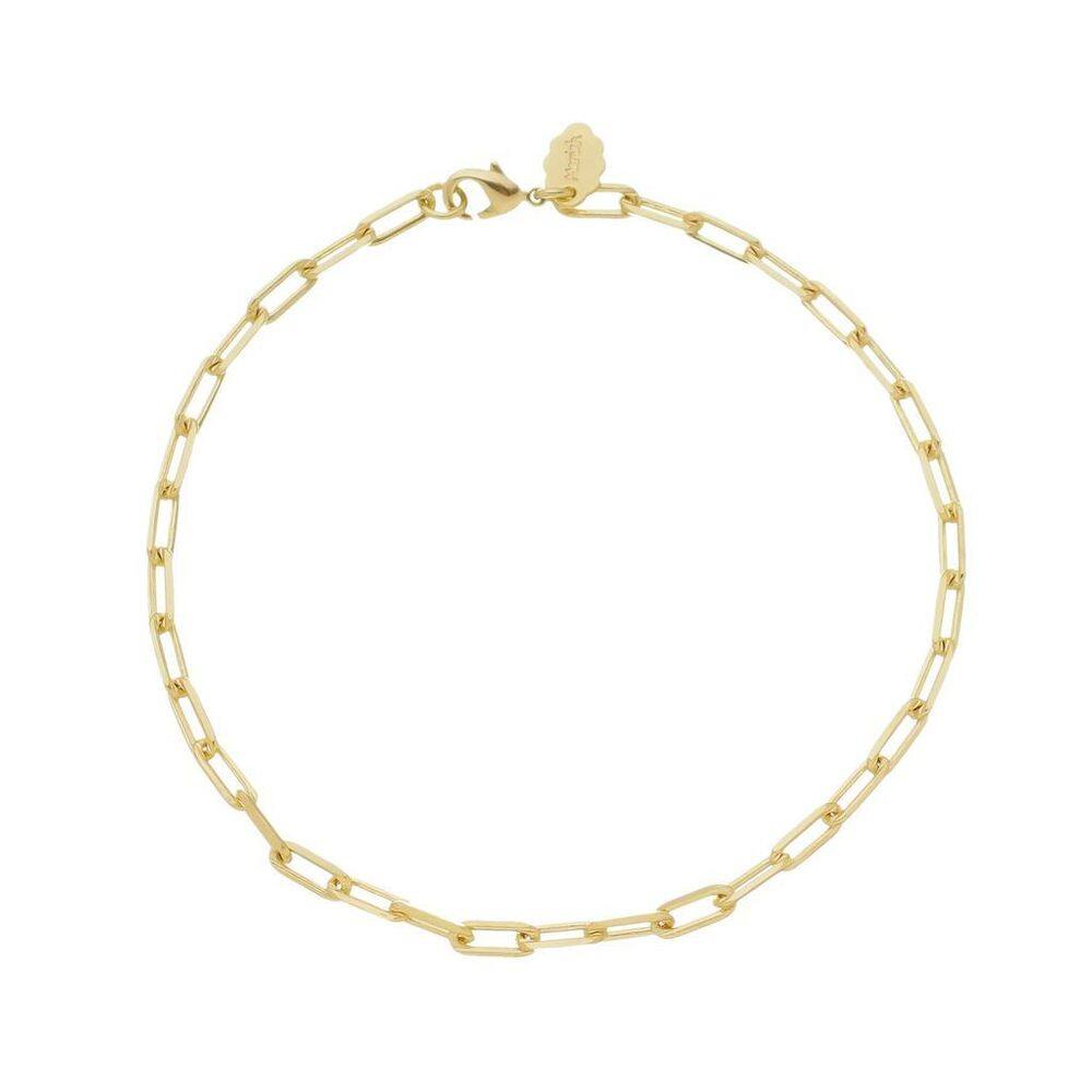 Pulseira Fio Longo Banhada A Ouro 18K
