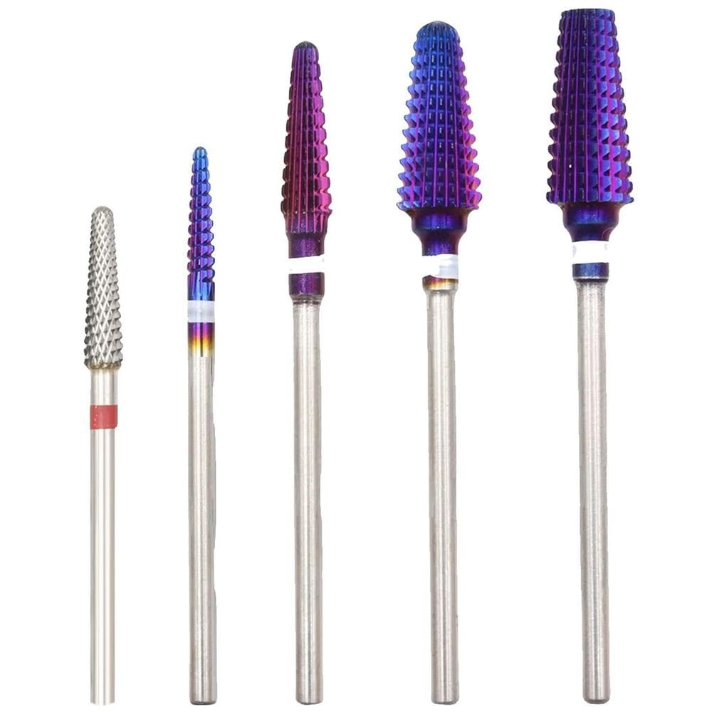 Kit 5 Brocas De Tungstênio Unha Gel Manicure