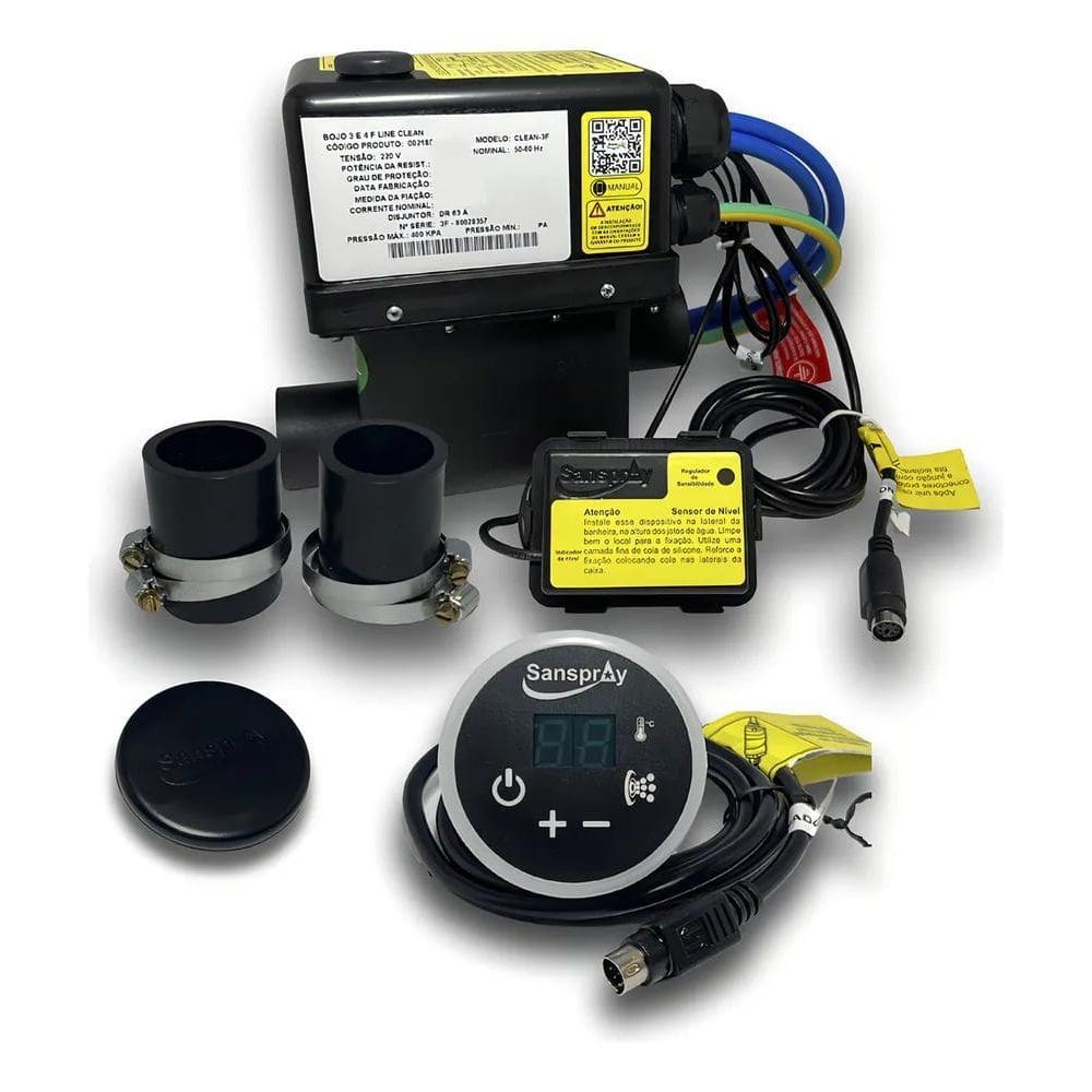 Aquecedor Sanspray Banheira Hidro Spa Ofurô 8000W 3 Funções