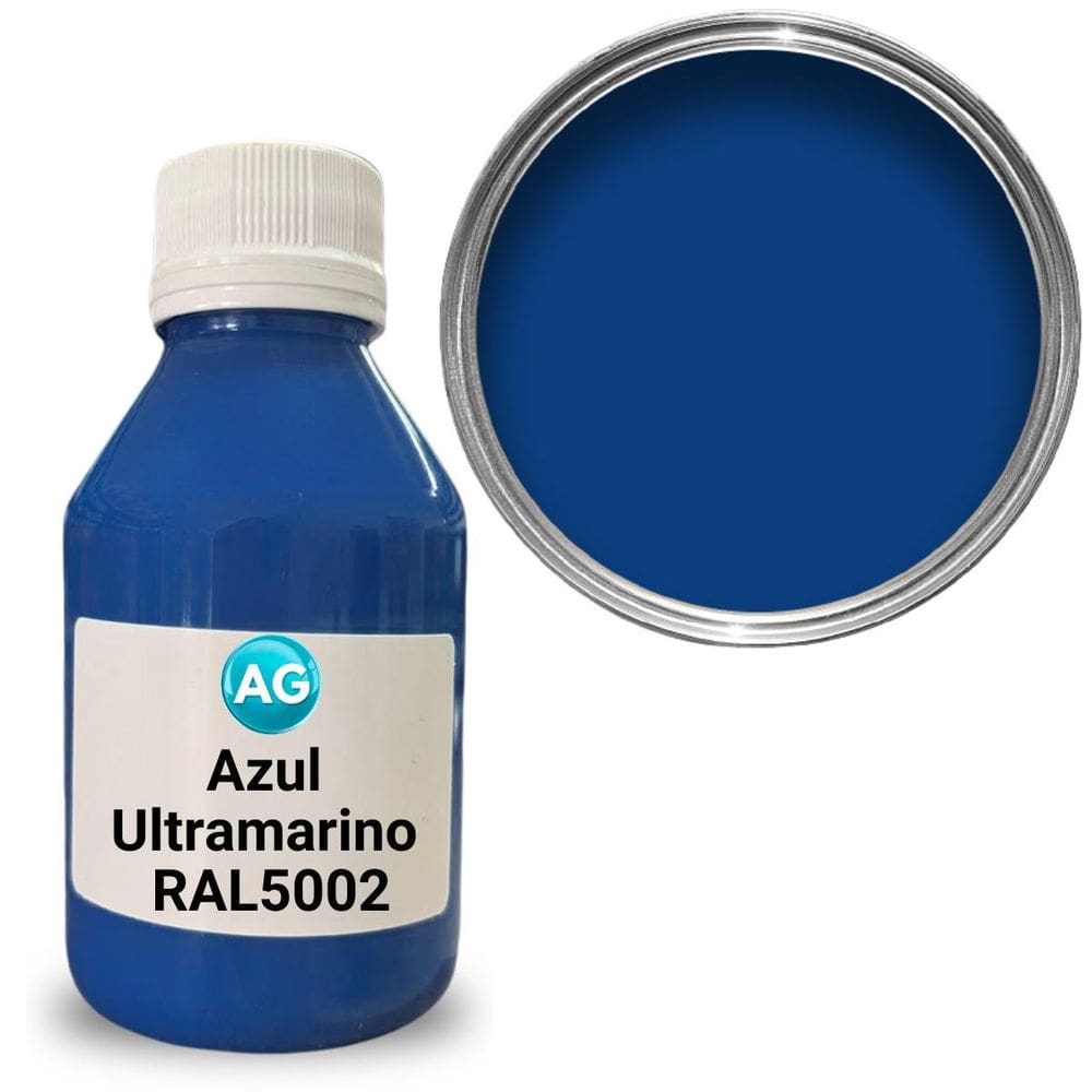 Cor Sólida Azul Ultramarino Ag - Ral5002