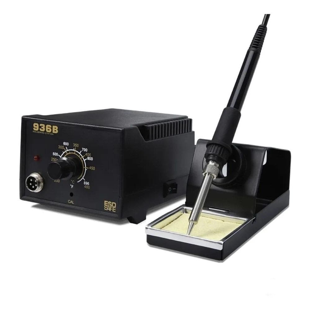 2X Kit Estação Ferro De Solda Analógica Máquina Retrabalho