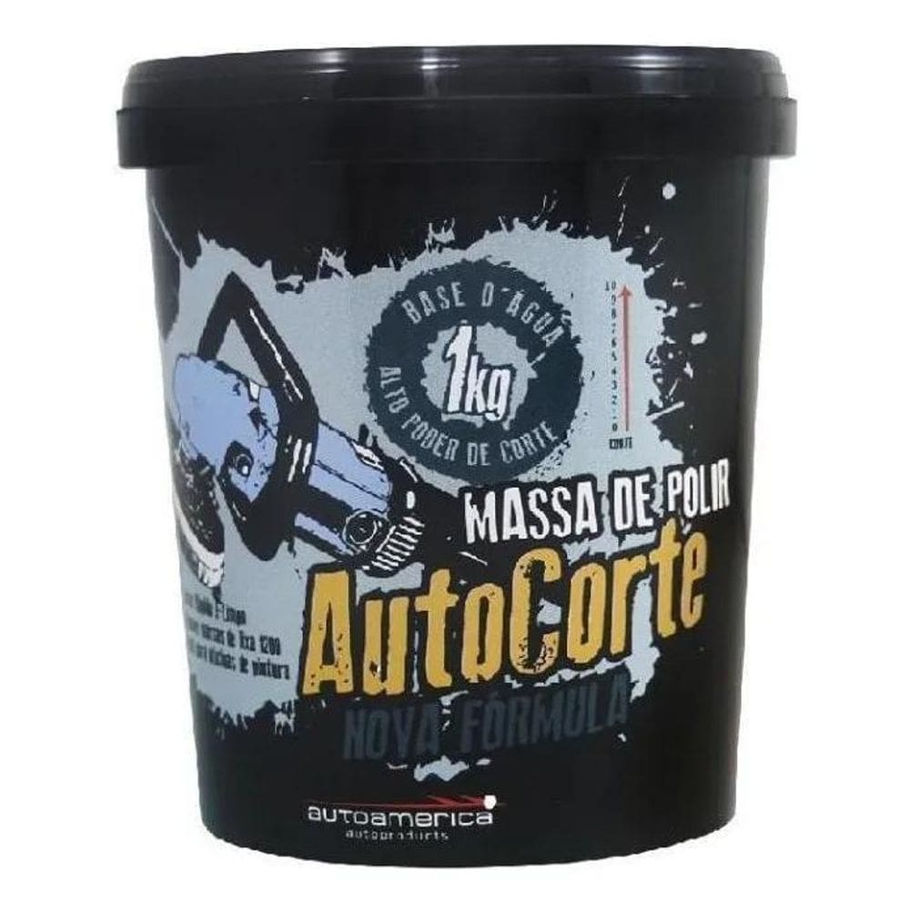 2X Massa Para Polir Autocorte 1Kg Autoamerica N/A