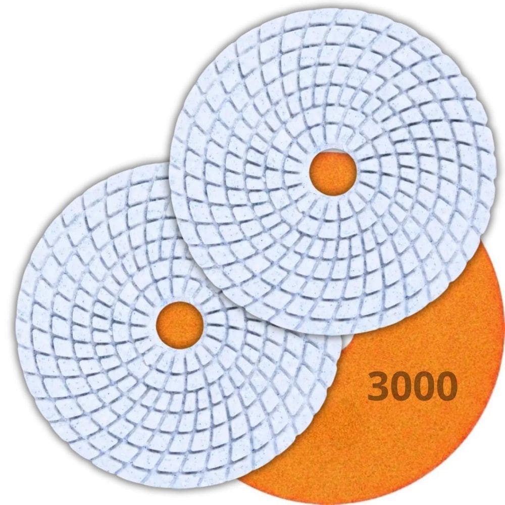 Disco Lixa Diamantada Grão 3000 Polir Mármore Granito 02 Un
