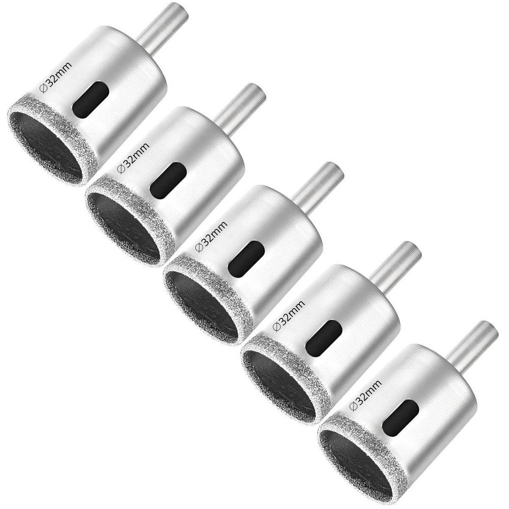 Serra Copo Diamantada 32Mm Porcelanato Vidro Mármore 05 Un