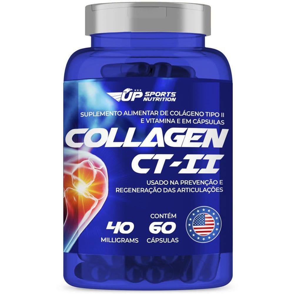 Colágeno Tipo 2 40Mg Com 60 Cápsulas Contra Dor Articular