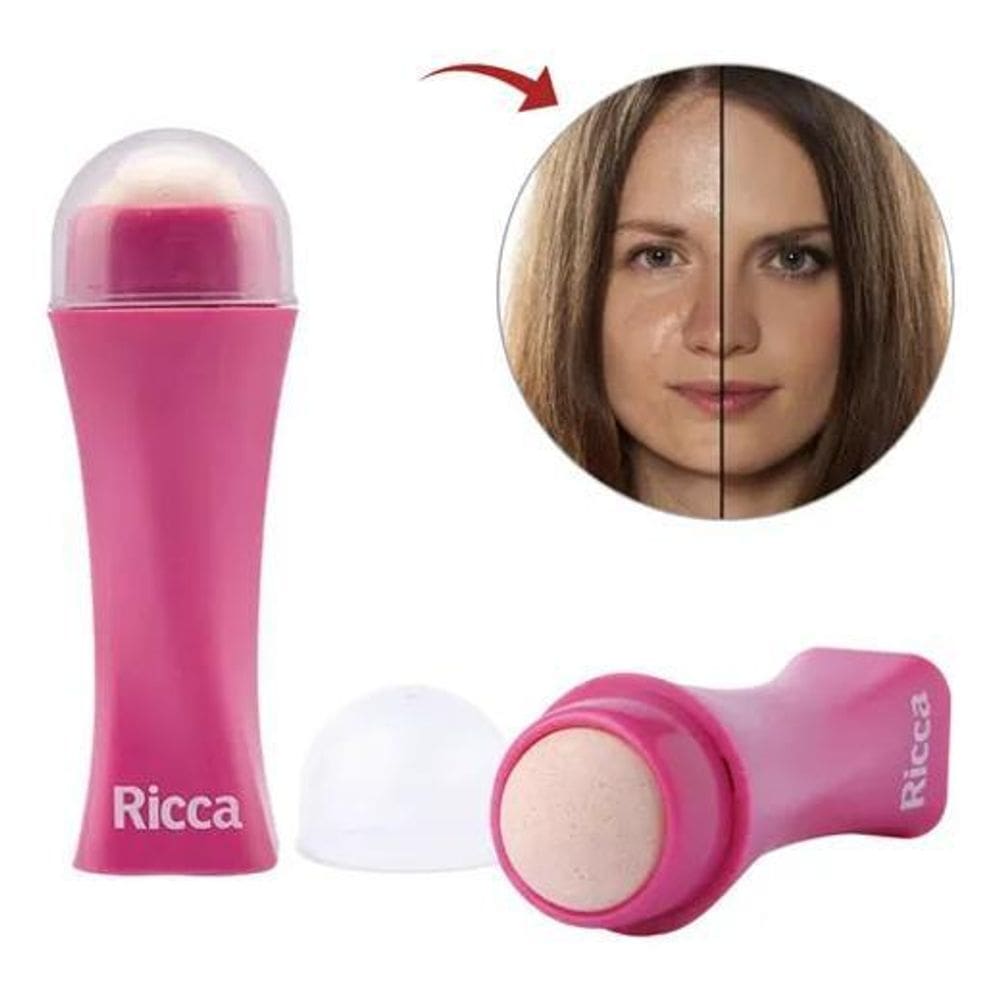 2X Rolinho De Rosto Pedra Vulcânica Redutor De Oleosidade Ri