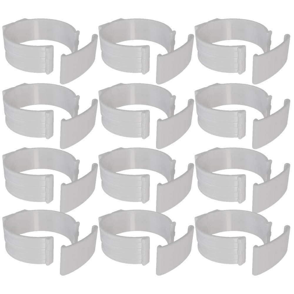 Kit 12 Abraçadeira Impacto Com Trava Tubo 50Mm 2`` Incolor