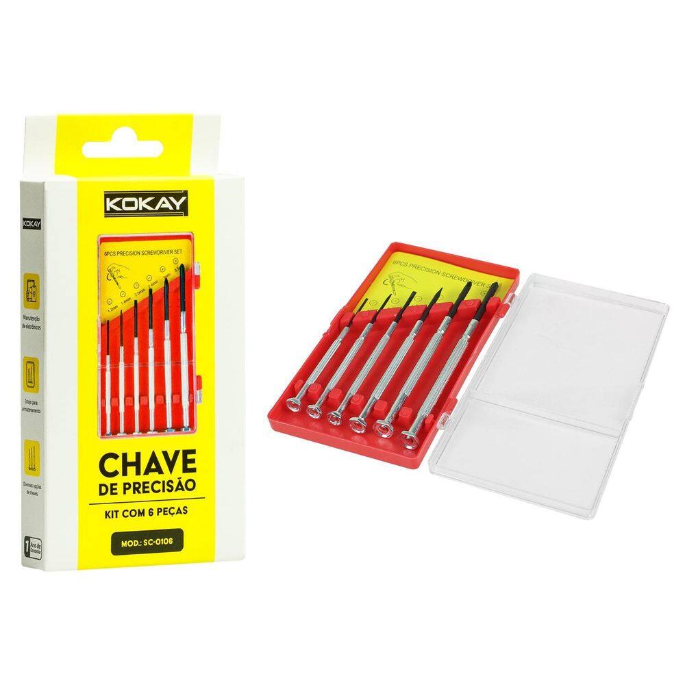 Kokay, 056-0106, Chave Precisao Com 6 Pecas