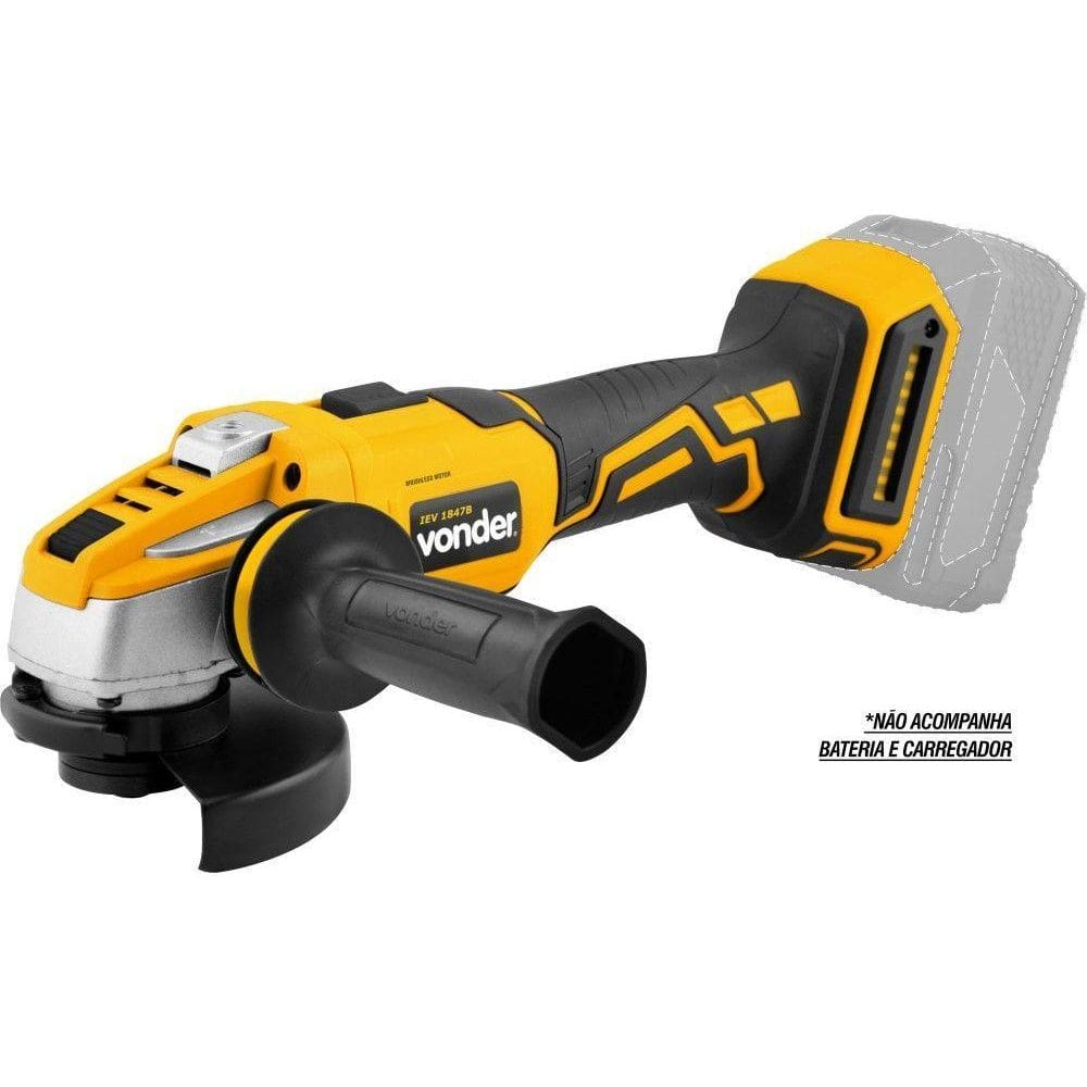 Esmerilhadeira 4.1/2`` Interc. 18V S/ Bat Iev1847B Vonder