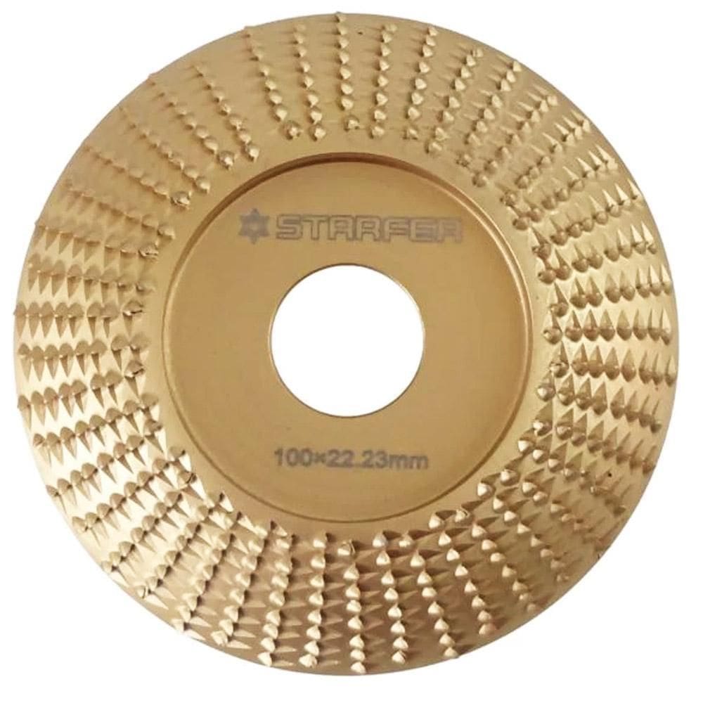 Disco De Aço Curvo Para Desbastar Madeira 100Mm - Starfer