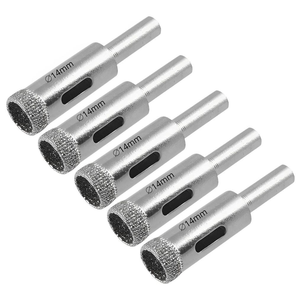 Serra Copo Diamantada 14Mm Porcelanato Vidro Mármore 05 Un