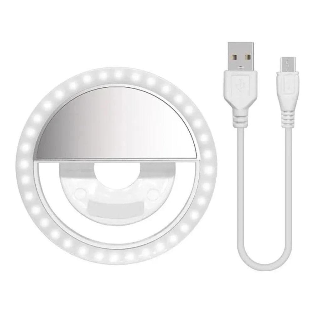 Ring Light LED Universal p/ Tablets e Smartphones - CLIPE