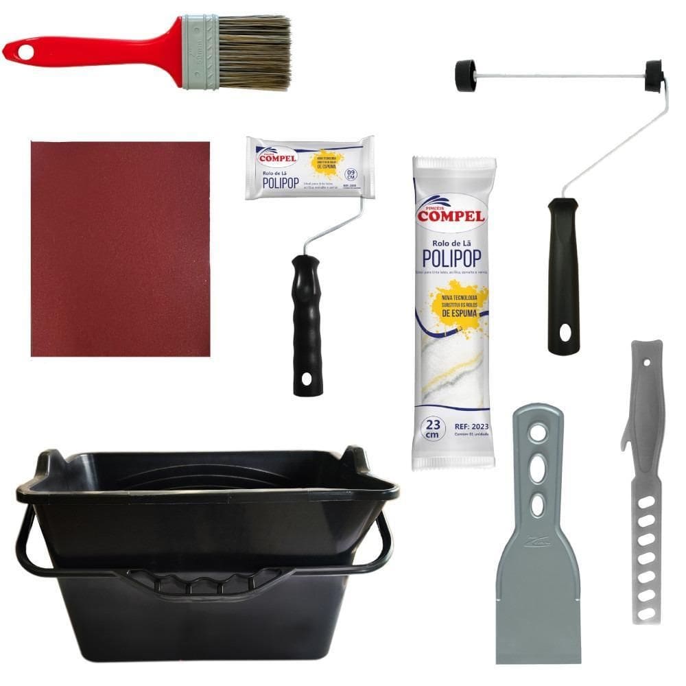 Kit Para Pintura Com 7 Peças - Compel