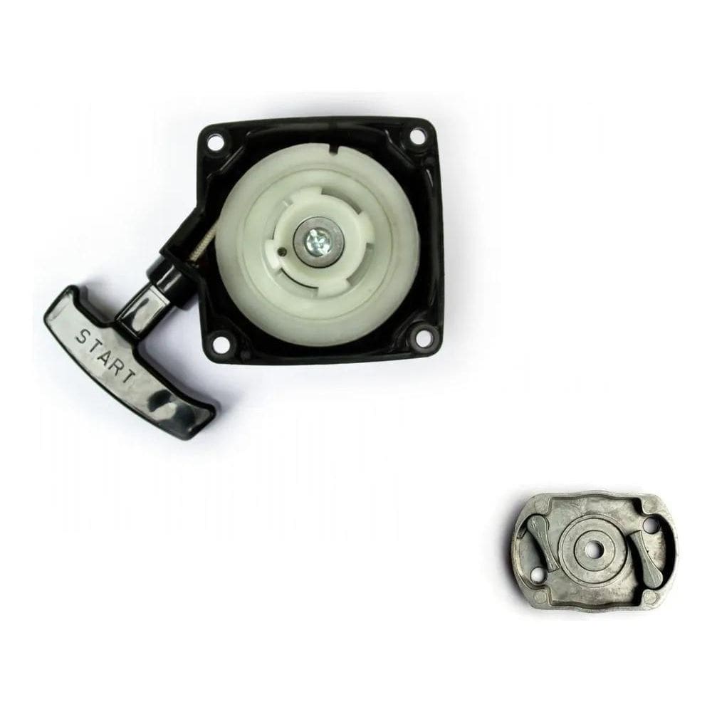 2X Tampa Partida Retratil + Arrastador Para Roçadeira 43Cc 5