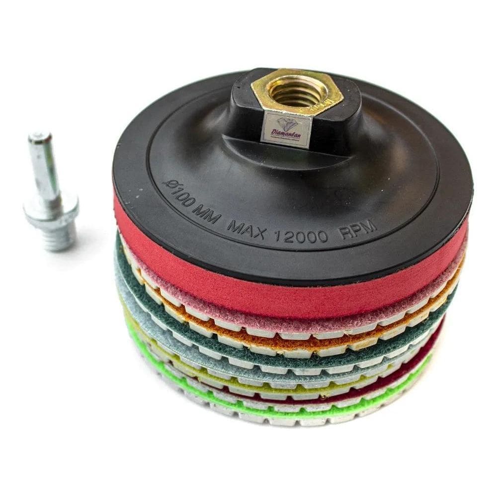 2X 5 Lixa Diamantada Polir Mármore Granito Porcelanato Supor