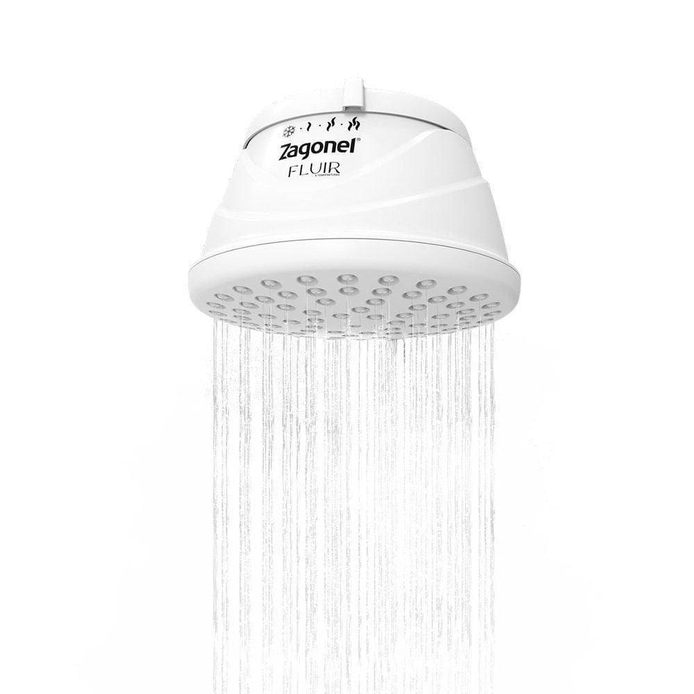 Chuveiro Zagonel Fluir 4 Temperaturas Branco 127V - 5500W