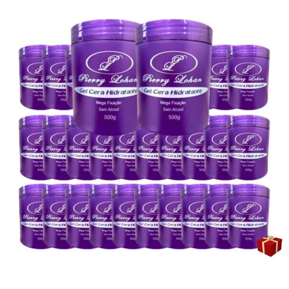 Pierry Lohan Gel Cera Hidratante 500G Caixa 32 Gel Cera 500G