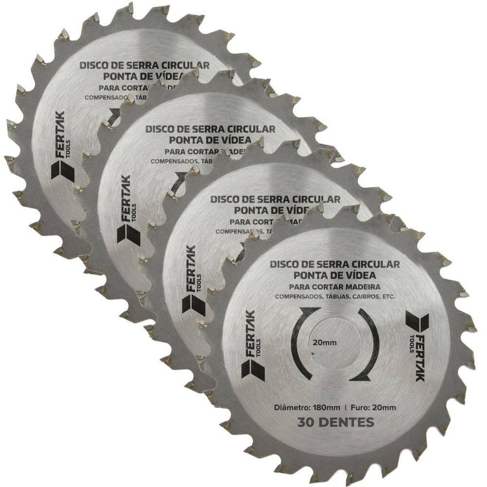 Disco De Serra Circular Ponta Vídea 30 Dentes 20X180Mm 04 Un