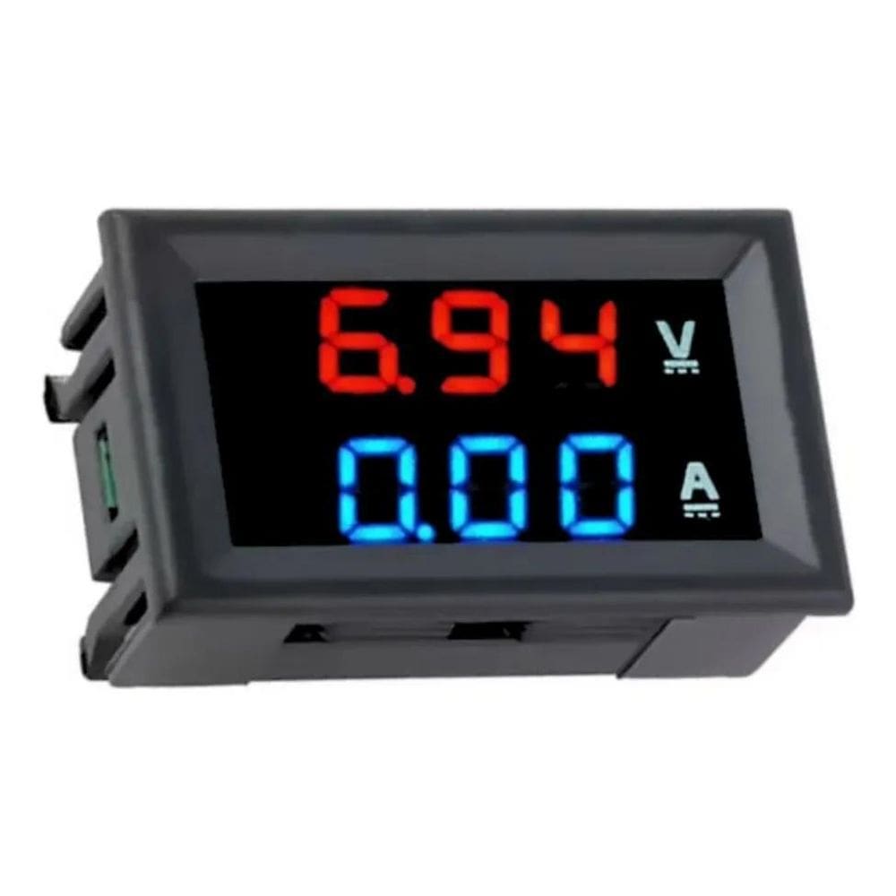 2X Voltímetro Amperímetro Digital Dc 0-100V 0-10A