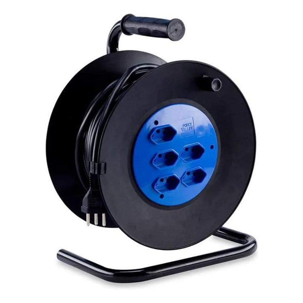 2X Extensão Tripolar Com Carretel 30 Metros 5 Tom Forceline