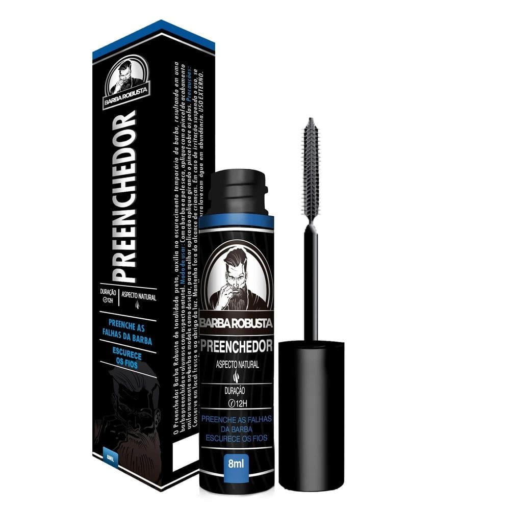 Preenchedor E Escurecedor Para Barba Barba Robusta - 8Ml