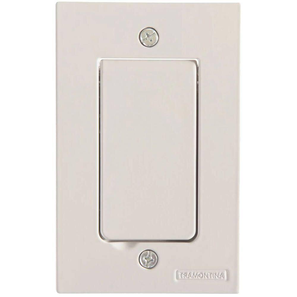 Tampa 1 Posto 4x2 Modular Cinza - 56121112 - Tramontina Tampa 1 Posto 4x2 P- Piso Modular Cinza - 56121112 - Tramontina