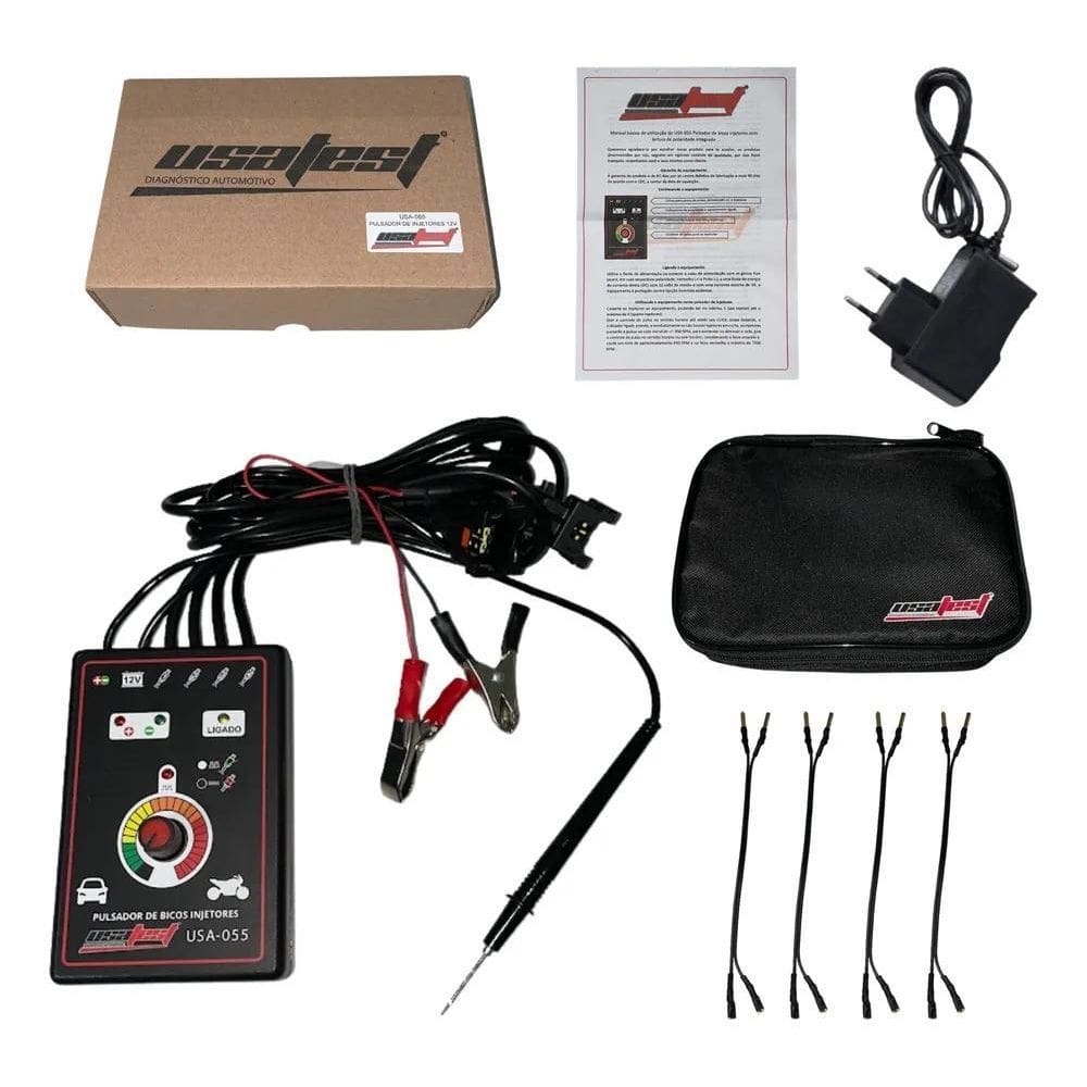 2X Pulsador De Injetores Alphalline Usa-055 Limpeza De Bicos