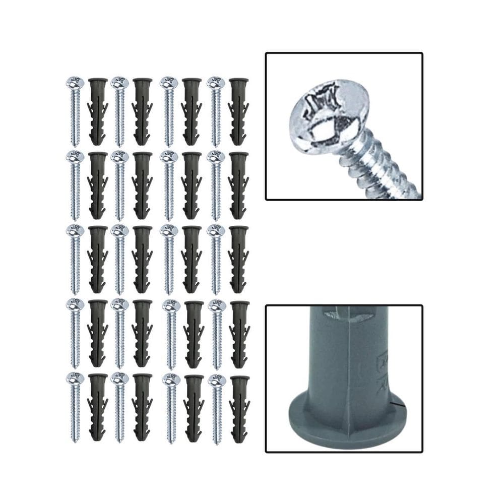 Kit Parafuso Com Bucha M8 20 Pçs