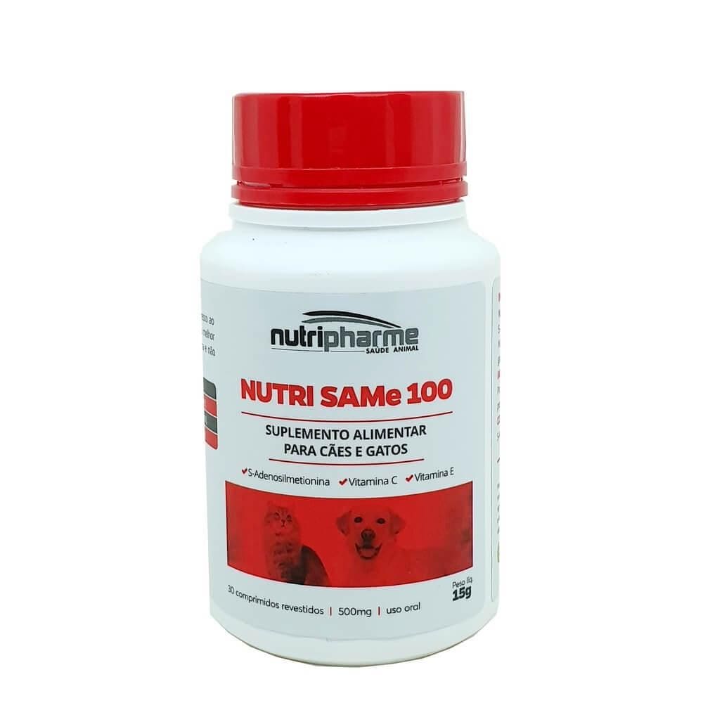 Suplemento Nutri Same 100 - Antioxid. Cães/Gatos, 30 comp