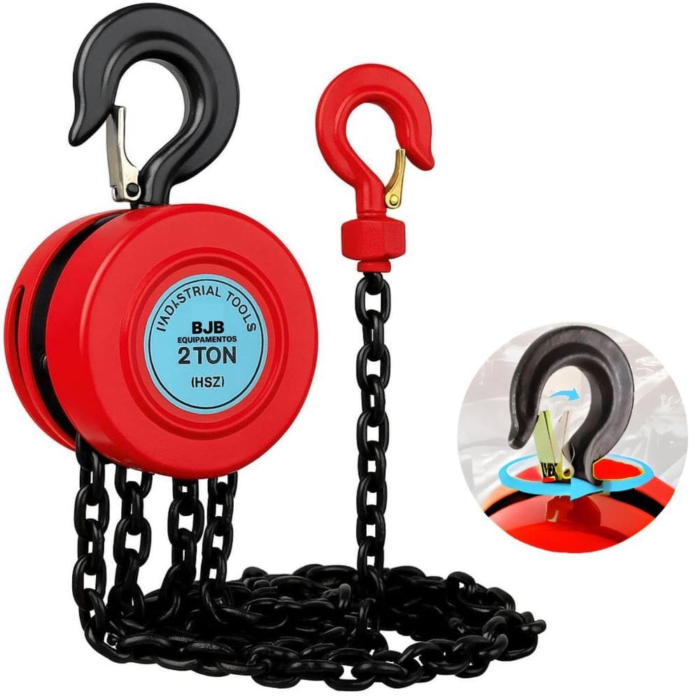 Talha Manual 2 Ton 2000Kg 5 Metros Oficina Frigorifico