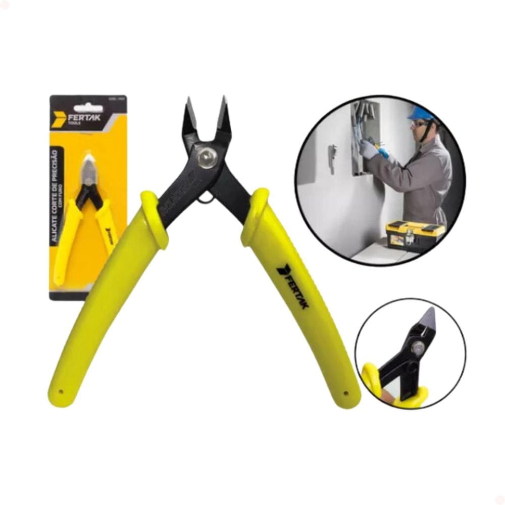 Alicate De Corte De Precisão Eletrônica Com Mola Fertak