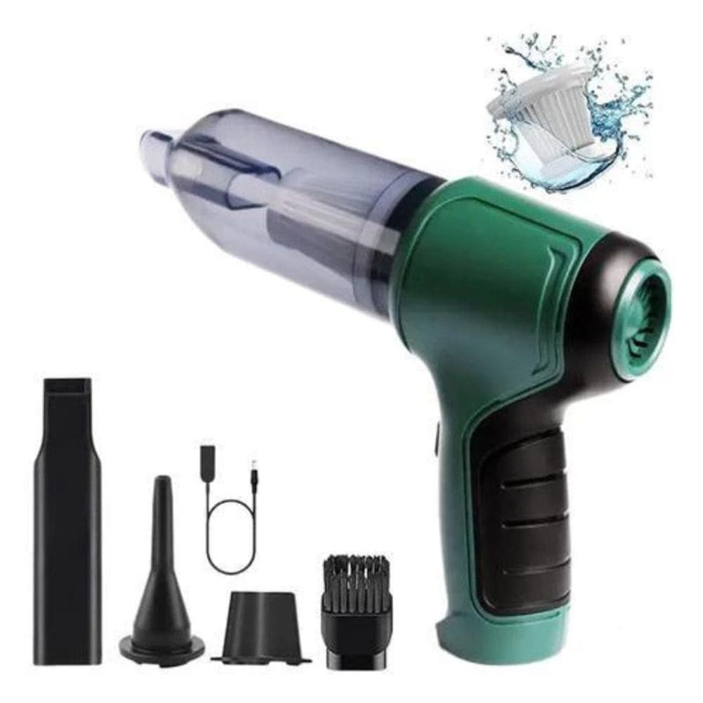 Aspirador E Soprador Portátil 4 Em 1 Alta Potência E